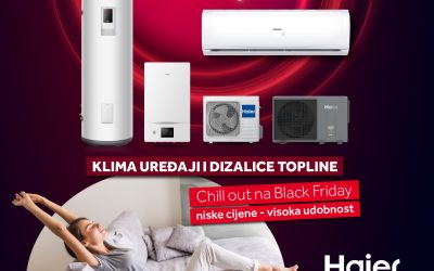 Black Friday – Haier klima uređaji i dizalice topline